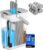 SONGMICS Mop Set with Bucket, Floor Mop, 4 Microfibre Covers