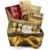 Gift Set Golden Collection – 5 Different Products – 3 Chocolate Boxes Exclusive Coffee Lavazza and Ceylon Black Tea Basilur – Ferrero Rocher – Woman – Man