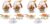 ROBO ALIVE Mini Dino Fossil Find (2 Pack, Mosasaur & Triceratops) (Pack of 2)