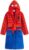 Marvel Children’s Boys Fleece Spiderman Dressing Gown Children Boys (Red/Blue, 4-5 Years)