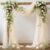 75 cm x 800 cm Wedding Arch Curtain Wedding Tulle Decorative Bow Sashes for Wedding Decoration Photography Party Wedding Archway Ceremony Chair Decoration (Ivory)