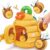JoyCat Baby Toy 6 Months, Baby Beehive with 5 Bees