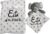 KIDDI-MEDIA Baby Blanket with Name and Date of Birth, Grey