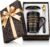 Funny Mug with Saying „Kaffee redet nicht, jammert nicht, macht einfach seinen Job“ – Black Mug with Gold Print, Gift for Colleagues or Coffee Lovers