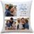 OWLBOOK® Photo Cushion for Dad with 3 Photos Design Yourself | Gifts Dad