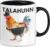 Tala Chicken Mug Gift Tala Chicken Meme Funny Mug Talahon (Black)