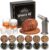ComboJoy Whiskey Smoker Kit with Torch,6 Flavors Wood Chips, 2 Glasses, 2 Ice Ball Molds,Cocktail Smoker Infuser Kit, Old Fashioned Drink Smoker Kit, Husband , Boyfriend (Without Butan)