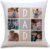 OWLBOOK Personalised Photo Cushion with 6 Photos Design Your Own Dad Gifts | Personalised Gifts for Dad | Photo Cushion Cushion 40 x 40 cm plus Filling