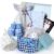 vamei Baby Gift Boys, Newborn Gift Baby Gifts for Birth Boy Girl with Romper Blanket Cuddle Cloth Baby Book Bib Socks Greeting Cards Baby Shower Party