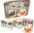 Tea sampler package „once around the world“ in a noble gift package 10 x 25 g