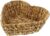 FRANK FLECHTWAREN Decorative Basket Heart Shape 30 x 30 x 10 cm, Water Hyacinth Handwoven Sturdy Storage Basket, Versatile for Decoration and as a Gift Basket