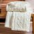 BEDSURE Sherpa Knitted Blanket 150 x 200 cm Warm Wool Blanket White
