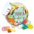 Nervennahrung Candy Jar – Delicious Candy Mix in Beautiful Slant Neck Jar 1000g