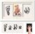 Inkless Baby Hand And Footprint Kit Frame – Personalized Baby Picture Frame for Newborn – Mess Free Baby Frame – Baby Keepsake – Baby Footprint Kit Handprint Kit – Baby Shower Gifts (Alpine White)