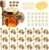 Ahhute Small Mini Honey Jar with Honey Spoon, Pack of 20, 45 ml