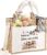 Giftota Jute Bag, Gift for 40th Birthday Woman, Foldable Waterproof Shopping Bag for Girlfriend, Wife, Colleague, Mum, Jute Tote Bag, Shopper, Beach Bag
