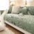 Sofa Blanket, Sofa Covers for Seat, Sofa Protector Non-Slip, Sofa Cover, Chenille Sofa Cover L Shape, Sofa Throw Blanket, Couch Cover, Couch Blanket, Green, 70 x 180 cm