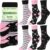 Bambus Socken Damen Atmungsaktiv 6 Paar EU35-40