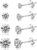 Yiorxu 4/6 Pairs of Earrings 925 Silver for Women, Stud Earrings 925 Silver, 5A+ Zirconia, Size: 3/4/5/6/7/8 mm, Hypoallergenic Earrings Set, Anti-Oxidation, Elastic Packaging