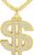 Lysjoy Gold Chain Fancy Dress, Dollar Chain Gold, Rapper Costume Men’s Carnival, Hip Hop Gold Chain Costume Carnival, Gold Chain Dollar Sign Men’s 80s Rapper Chains Accessories Fancy Dress
