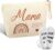 Jadive 2-Piece Gift Pregnancy Set Gift Expectant Mum Cosmetic Bag with Zip Mum Kram Non-Slip Socks Gift Ideas Pregnancy for Girlfriend (Rainbow)