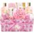 Gift Basket for Women, Spa Luxury, 12-Piece Rose Fragrance Bath Gift Set, Valentine’s Day Gifts for Women, Birthday Gift, Wellness Set for Women, Gift Box, Mother’s Day Gift, Christmas