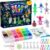 Funtopia Pearl Animals Craft Set for Children, Glow in the Dark Pony Beads