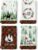 Christmas Tea Towels 100% Cotton Set of 4 48 x 70 cm