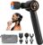 NAPRE Massage Gun with Heat and Cold, Massage Gun with Extension Handle, Adjustable Angles, Muscle Percussion Massager for Back, Neck, Body Relaxation, 6 Heads and Case