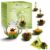 Creano Tea Flowers Gift Set – Blooming Tea with 500 ml Glass Jug & 6 x Green Tea + 1 x Teelini Green Tea Bonus Ball – 8 Pieces