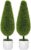 HOMCOM Set of 2 Artificial Cypress Trees Large 90 cm with UV Protection in