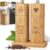 ELBFUCHS Salt and Pepper Mill Wooden Large [Perfect Gift Idea] Loving Set of 2 Pepper and Salt Mill with Ceramic Grinder Ideal for Wooden Wedding Gift Housewarming Bridal Night