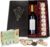 Wein-Präsentkörbe – Römer Präsente Geschenkset Schokolade für Wein – 1 Rotwein (Cabernet Sauvignon, 0,75 Liter), 32 x 8 g Pralinen + schöne Geschenkbox