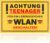 FunX Achtung Teenager Door Sign – Funny Sign with Saying Warning Sign as a Gift for Youth Consecration and Birthday for Boys and Girls – 30 x 20 cm