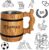 Wooden Jug with Engraving, Wine and Beer Mug, Gift for Men, Boyfriend, Dad, Grandpa