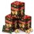 Christmas Lucky Cookies – Pack of 3, Crispy Pastries with Sayings in German, Vegetarian, Individually Wrapped, Christmas Sweets, Ideal as Advent Calendar Filling, Christmas & New Year’s Eve