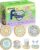 Finsink Mosaic Craft Set Children 4 Pieces Mosaic Coasters Craft Set DIY Wooden Coaster Set Mosaic Stones for Crafts Set Birthday Gifts for Children Adults Perfect Mother’s Day Gift Craft