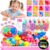 Magic Aqua Gelz Set, Craft Set Children from 5 6 7 8 9 Years Water Elf Kit Creative Toy from 5-10 Years Girls Boys Gift 6-12 Years Water Beads for Children Squishy Make Yourself Water Toy