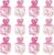 Roffatide 12pcs Kitty Party Gift Boxes Goodie Boxes for Birthday Party Decorations Accessories Sweets Biscuits for Children