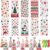 Pack of 120 Cellophane Bags, Christmas Candy Bags, Biscuits, Goody Bags with 120 Twist Ties, Bags for Filling, Cellophane Bags Small for Cookies, Biscuits, Chocolates (White)