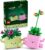 LEGO Botanicals Rocking Plants Set with Artificial Flowers with 2 Artificial Plants and 2 Pastel Flower Pots for Bedroom Decoration – DIY Gift Idea for Girls from 9 Years and Adults – 11506