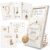 EULENTALER 48 Milestone Cards Baby Scandi | Designed by Educators
