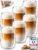 LAPRESO® Double-Walled Latte Macchiato Glasses Set of 6 350 ml Coffee