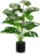 Der Rose Monstera Artificial Plant 71 cm in Black Pot for Office Hallway