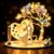Money Gift Wedding Wooden with LED Fairy Lights, Wedding Gifts for Bride and Groom, Money Packaging, Heart-Shaped Romantic Gift for Wedding, Anniversary, Bride and Groom, Anniversary Gift for Him Her