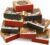 Pack of 12 Christmas Biscuit Boxes with Window Made of Kraft Paper