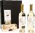 Gift Set 2 x White Wine from Italy (Bianco di Verona Barone Pelletti IGT) with Chocolate Truffles and Dark Chocolate, for Men and Women for Birthday, Wedding, Christmas