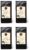 4 x Coffee with Flavour Gift Set Tasting Set – Cream, Toffee, Chocolate, Hazelnut – Arabica Roasted Coffee with Aroma – Ground – 4 x 75 g (300 g Total)