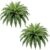 Boston Fern Artificial Plant, 90 cm, 2 Artificial Plants Like Real with 39 Leaves, Artificial Plants Suitable for Gardens, Porches, Patios, Home Offices for Outdoor Use