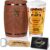 Dad Gifts, Gifts for Men, Personalised Beer Glass with Engraving, Dad Beer Glass in Barrel Box, 470 ml, Gift for Father’s Day, Birthday Gift, Funny Gift with Greeting Card